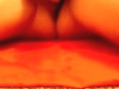 Masturbating on web camera with a sex toy and pulling up my panties