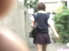 Tight marvelous schoolgirl gets involved in really awesome sharking scene