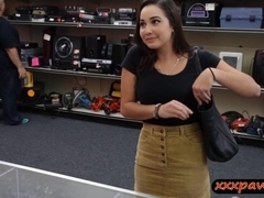 College girl sells her book and fucked by pawnkeeper