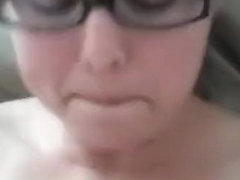 Nerdy glassed brunette gets pov doggystyle and missionary fucked