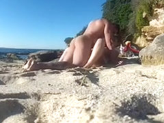 Sex with the gf in a remote part of the beach