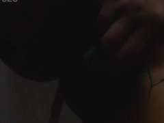 Yuko Tachibana uses vibrator on pussy on WC