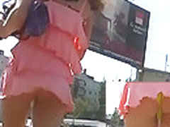 Sweetheart in petite pink petticoat