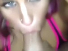 This Babe likes to take up with the tongue my balls and to be drilled in her throat