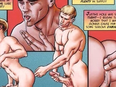 Gay erotic comic book about daddykink