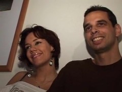 German spouse and wife share a mature I'd like to fuck 3some