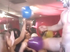 Brazen Wives Slurping Strippers Swinging Dicks At Hen Night
