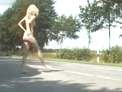 2 hot sexy girls flashing nude in public loveparade germany