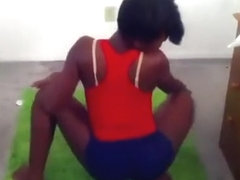 Homemade clip with my friend and me twerking our booties