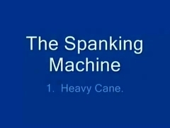 The caning machine. 1
