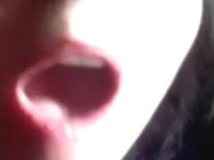 My raven-haired experienced wife enjoys the taste of my sperm