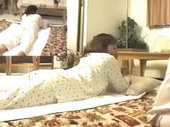 Adorable Jap enjoys in spy cam erotic massage video