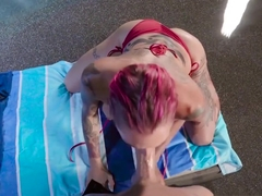 Punk slut Anna Bell Peaks gets her asshole annihilated by Xander
