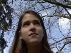 Beautiful College Girl Paid To Fuck Outside