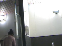 Asian girls perform shower room spy cam pussy flash dvd 03002
