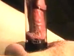 Penis pump to 9 inches...Closeup!