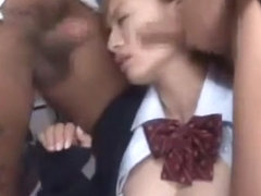 Hottest Japanese chick Rika Hoshimi in Crazy Public, Blowjob JAV scene