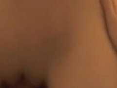 Brunette with big booty rides and sucks cock and gets a pussy cumshot