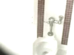 Hot lesbian sex caught on a toilet spy cam