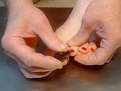 Painting my toenails