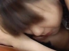 Natsumi Asian maid in cosplay gives amazing blowjob and gets cum