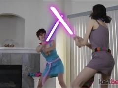 Dicksaber Duel with Princess Lily and Darth RyAnne