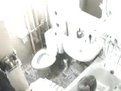 Randy shower voyeur places a well hidden camera in his bathroom.