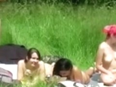 Czech nudists on my voyeur video
