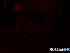 Russian Girlfriend Giving A Blowjob