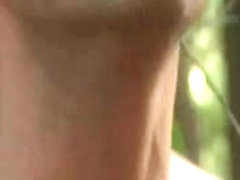 Stud fucked in the ass in the forest