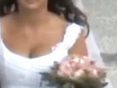 Bride on a walk