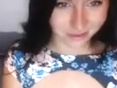 Ukrainka slowly finger fuck her pussy