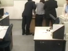 Japanese office abused