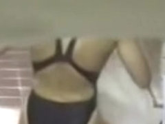 Voyeur cam in dress room shoots doll out of swimsuit