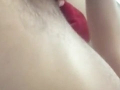 Sloppy blowjob from big titted teen