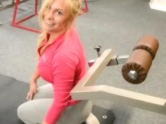 wow!!! fitness hot ASS hot blonde