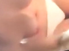 Cute college girl girl gives pov blowjob