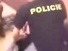 Cop Uniform Fucks Guy In Black