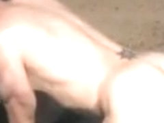 Outdoor fisting and fucking