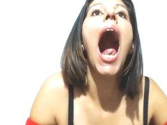 Latina Tongue Action Mouth Fetish