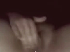 Big boobed brunette shows and masturbates on webcam