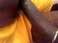 Open wide - 9 inch black cock needs deep throating