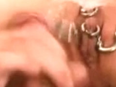 Enormous pierced and tattooed german porn vixen