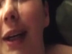 Cute teen let me cum on her face