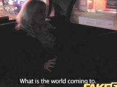 FakeTaxi: Older blond hungry for late night dick