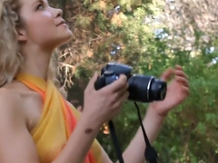 Talented Photographer takes her clothes off